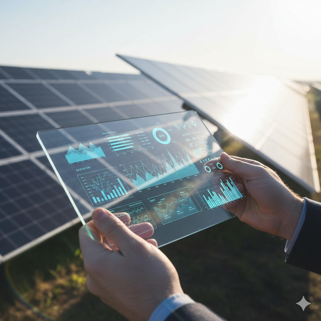 Prikaz podataka o energiji na tabletu