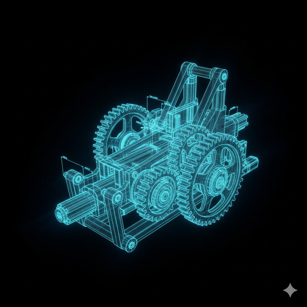 3D model strojarskog sklopa